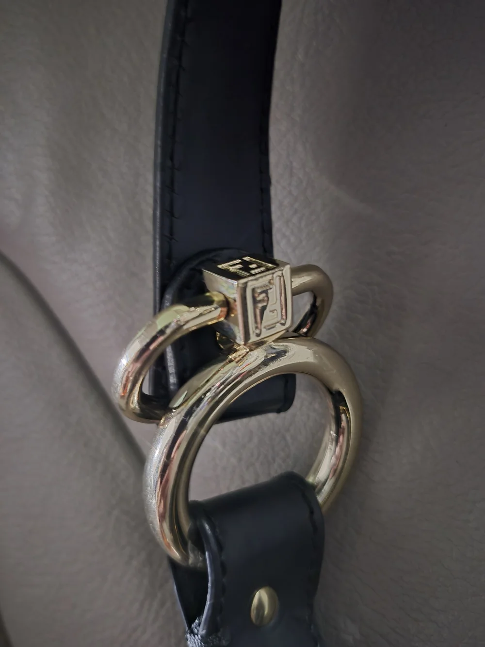 Fendi Black Zucchino Canvas Chef Hobo Bag - NWOT